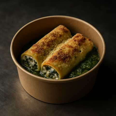 Cannelloni di Spinaci e Ricotta
