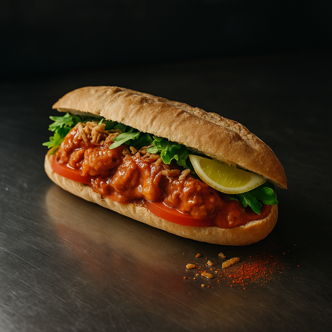 The chicken Pili-Pili sauce