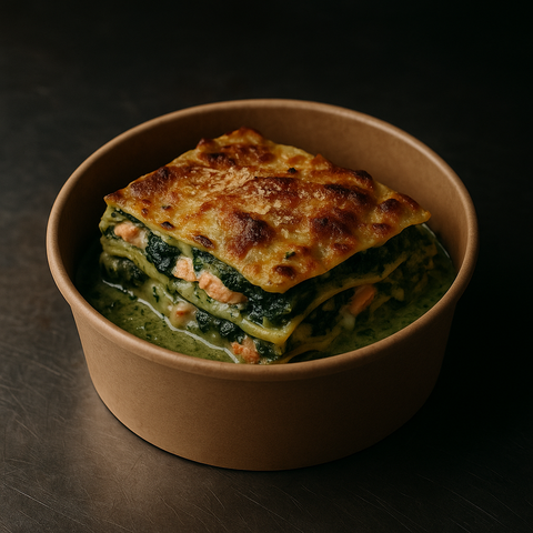 Lasagna al Salmone e Spinaci