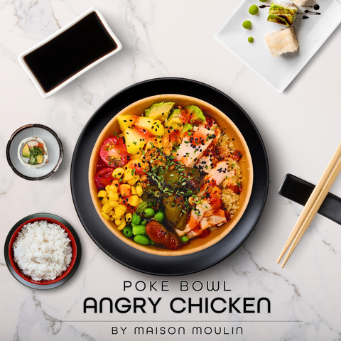 Angry Chicken Poke Bowl