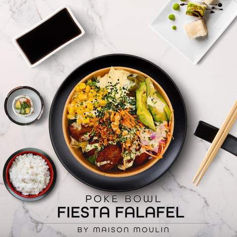 Veggie Falafel Fiesta Poke Bowl