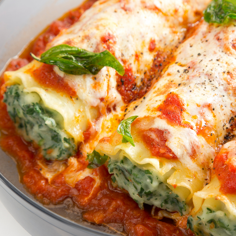 Cannelloni di Spinaci e Ricotta