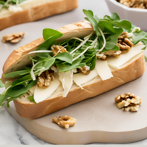 Papa's Brie With Honey And Nuts Sandwich