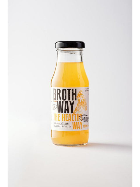 BROTHWAY Bouillon à boire poul cur 180ml