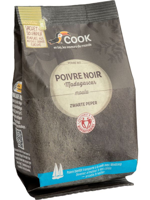 COOK Poivre noir moulu 150g