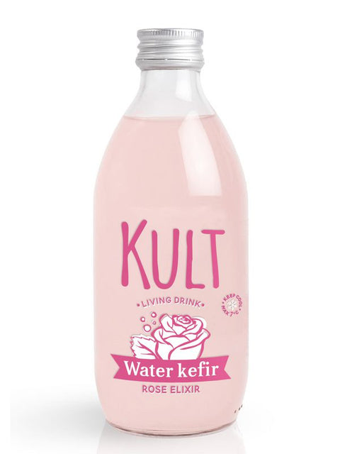 KULT Eau de kéfir élixir de rose 33cl