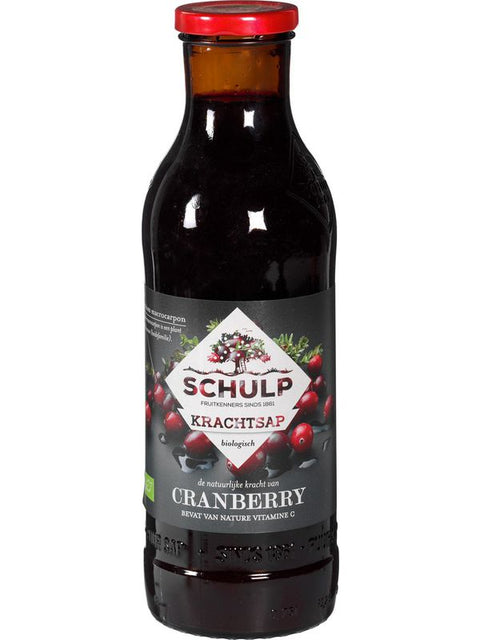 SCHULP Jus énergétique canneberge 750ml