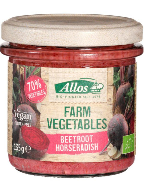 ALLOS Farm vég.betterave/raifort 135g