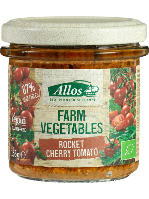 ALLOS Farm vég.roquet./tomat.cerise 135g