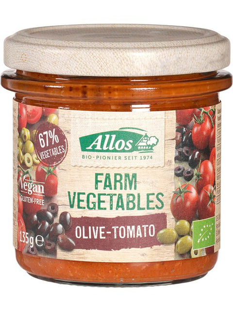 ALLOS Farm vég. olive tomate 135g