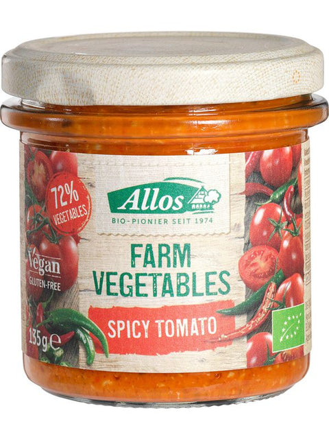 ALLOS Farm vég.tomates épicées 135g