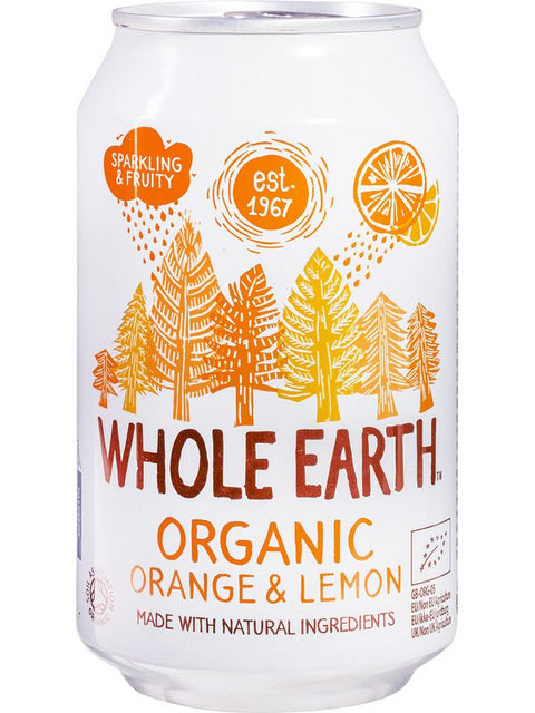 WHOLE EARTH Orange lemon 330ml