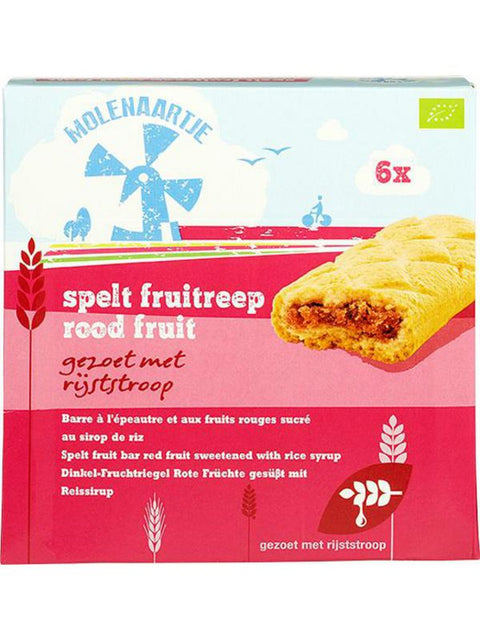 MOLENAARTJE Bar fruits rouge épeaut.180g