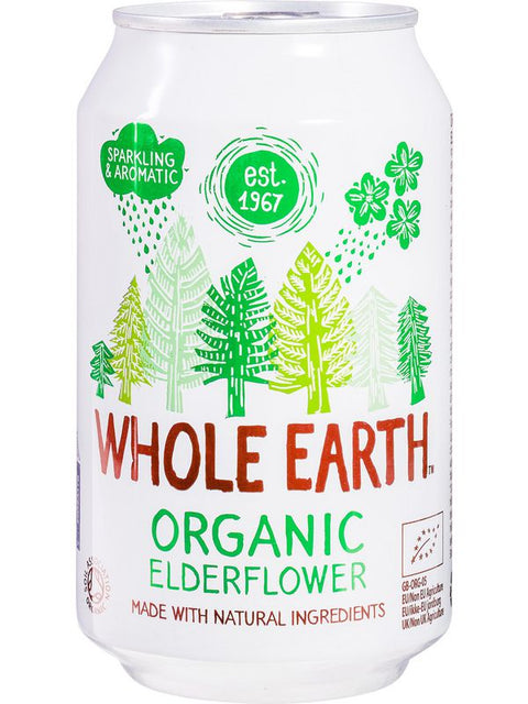 WHOLE EARTH Elderflower new 330ml