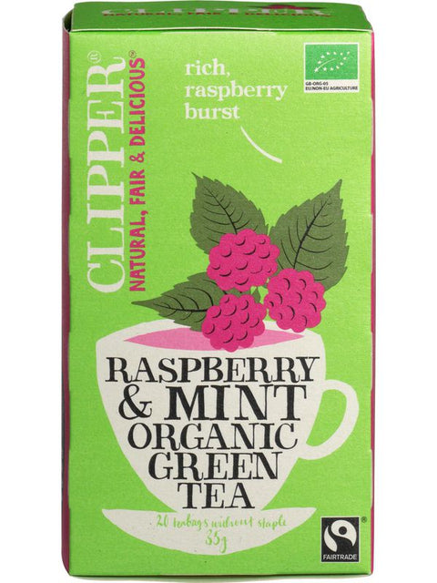 CLIPPER Thé vert - framboise menthe 20sa