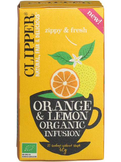 CLIPPER Orange & citron infusion 20sa