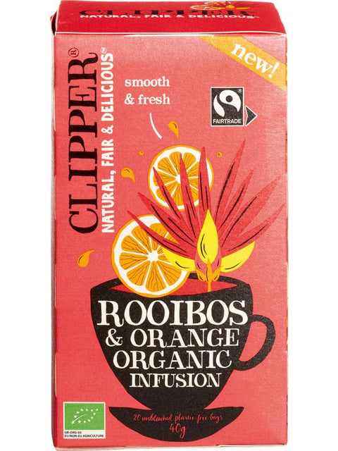 CLIPPER Rooibos et orange 20bt