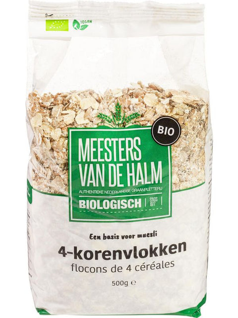 DE HALM Flocons 4 cereales 500g
