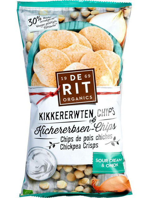 DE RIT Chips pois chiche crème aigre 75g