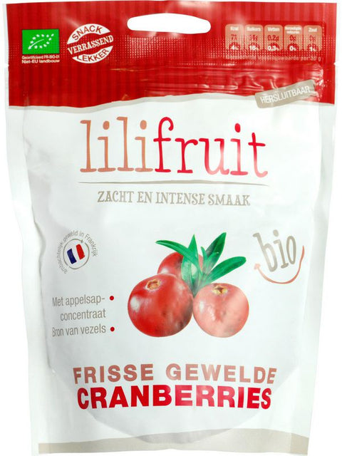 LILIFRUIT Canneberges moelleuses 150g