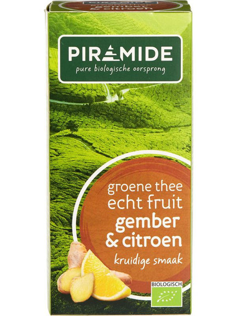 PIRAMIDE Thé vert citron /gingem 20 inf