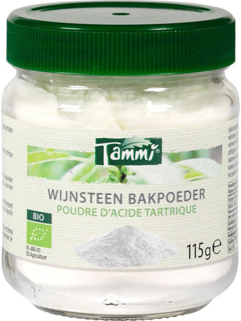 TAMMI Poudre d'acide tartrique 115g
