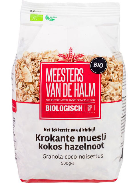 DE HALM Muesli croquant coco-nois. 500g
