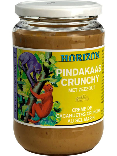 HORIZON Crème cacahuète crunchy sel 350g
