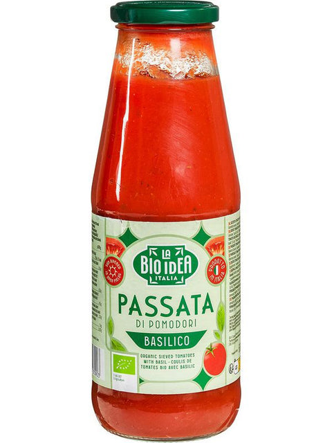 BIOIDEA Passata au basilic 680g