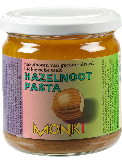 MONKI Crème de noisettes sans sel 330g