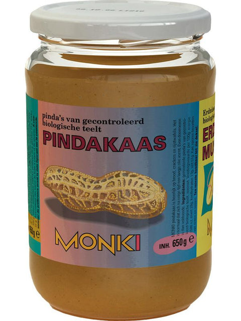 MONKI Crème de cacahuètes sel 650g