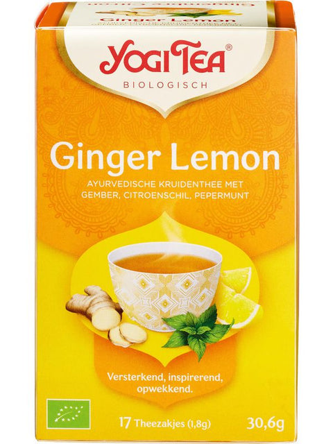 YOGI Thé citron gingembre 17 inf