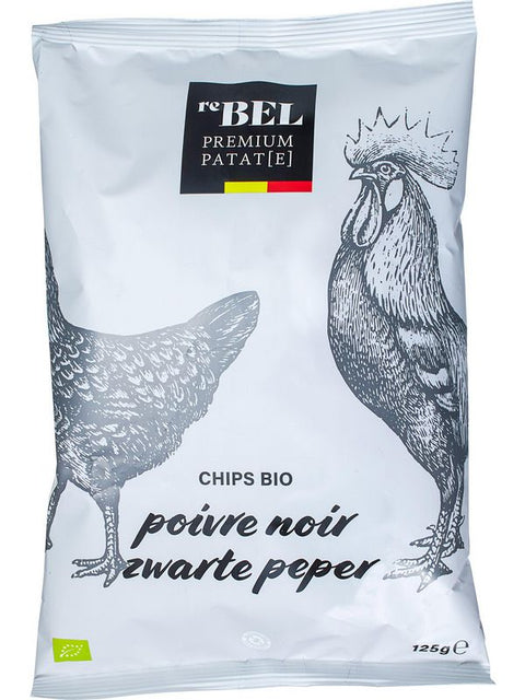 REBEL Chips poivre noir 125g