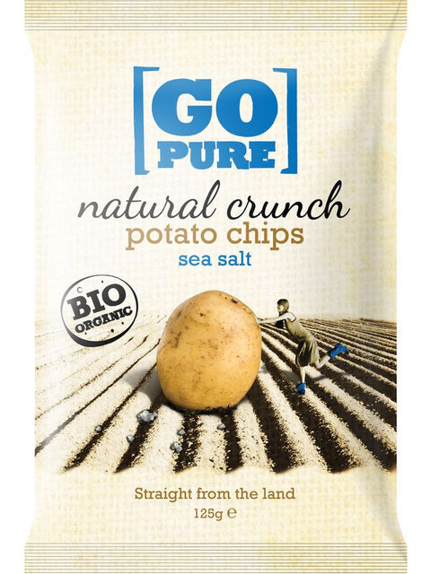GO PURE Nat. chips crunch sel marin 125g