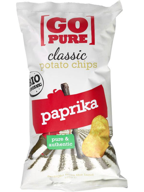 GO PURE Chips paprika 125g