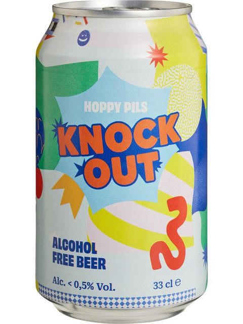 KNOCK OUT Hoppy pils can <0.5% 33cl