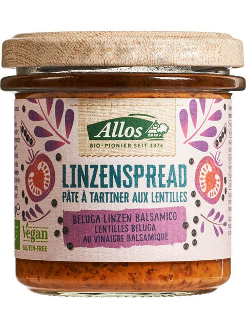 ALLOS Lentilles à tartiner balsamiq 140g