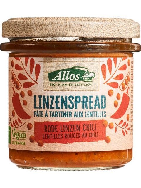 ALLOS Lentilles à tartiner piment 140g