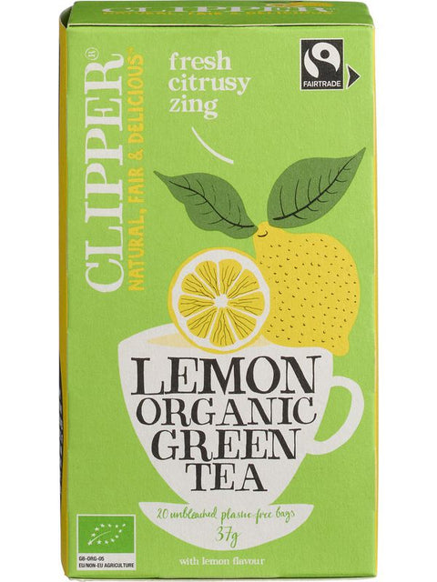 CLIPPER Thé vert citron 20sa