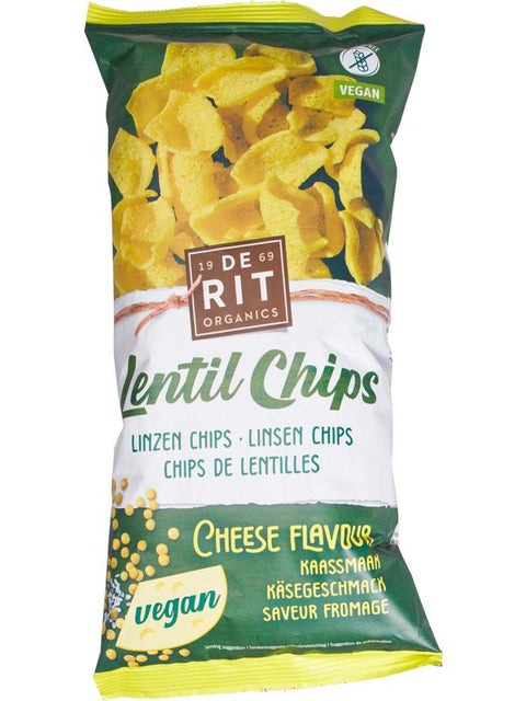 DE RIT Chips lentilles-vegan cheese 75g