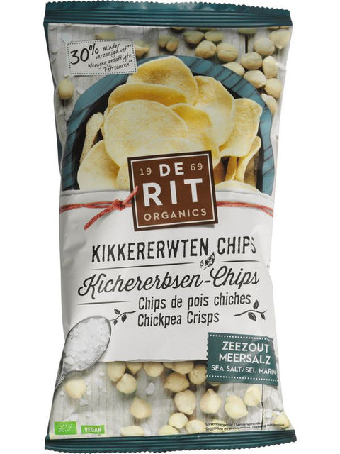 DE RIT Chips de pois chiches sel mer 75g