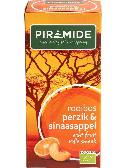 PIRAMIDE Rooibos pêche & orang 20 infus.