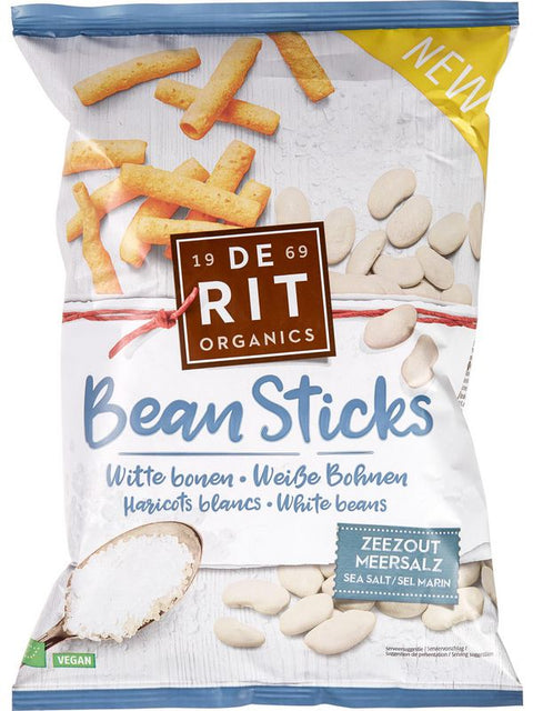 DE RIT Chips haricots blancs sel mar 75g