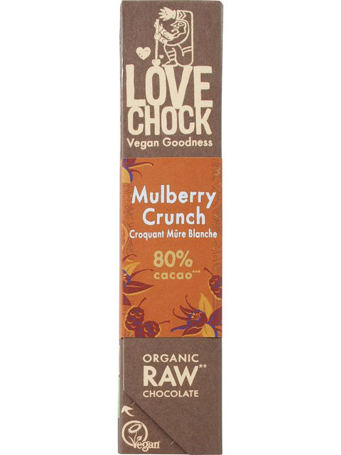 LOVECHOCK Barre mûre blanche 40g