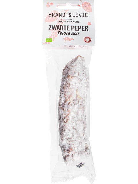 BR&LE Saucisse sèche Poivre noir 110g