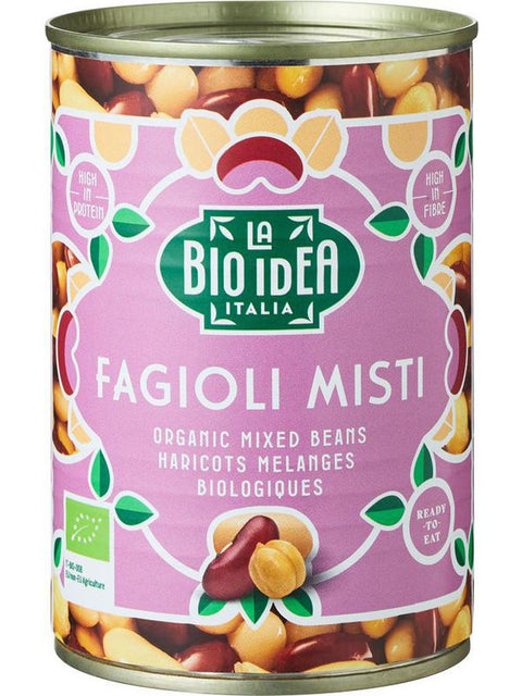 BIOIDEA Melange d'haricots boite 400g