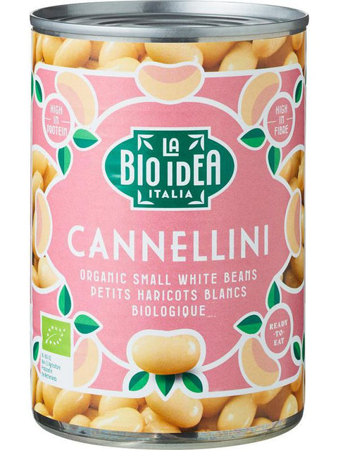 BIOIDEA Petits haricots blanc boite 400g