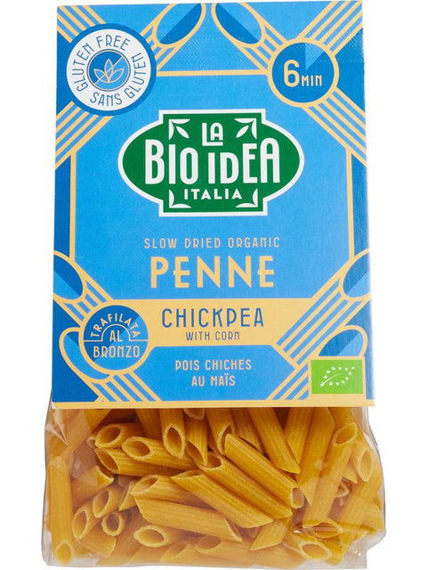BIOIDEA Penne pois chiches et maïs 250g