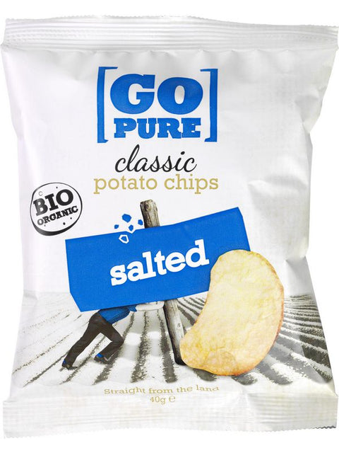 GO PURE Chips salés (mini) 40g