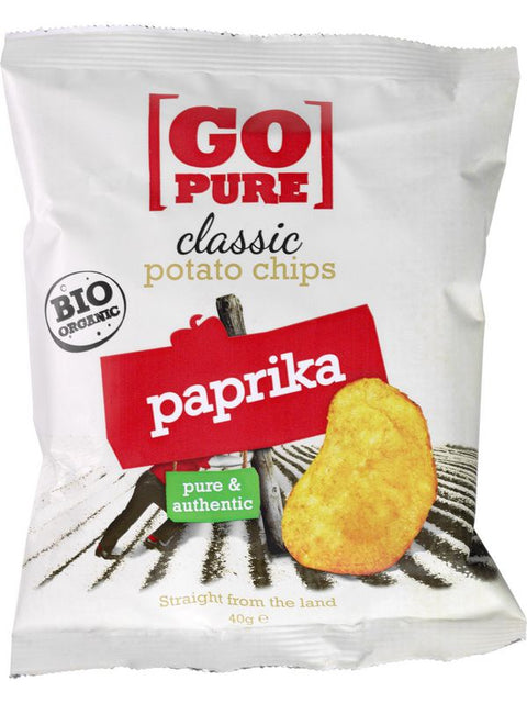 GO PURE Chips paprika (mini) 40g